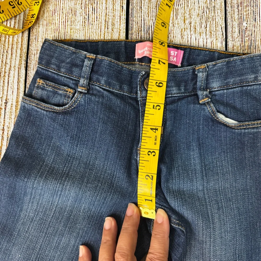 Pre-Loved EUC Old Navy Denim Jeans Boot-Cut Girls 5T